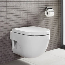 Load image into Gallery viewer, 346248 Meridian Compact Wall Mounted W.C.in white with 8012ab N-Meridian Seat and Cover
