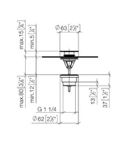 Load image into Gallery viewer, W18 32mm pop up waste in warm bronze brushed PVD (726)
