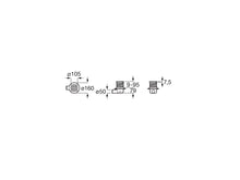 Load image into Gallery viewer, 276309000 (EU) In-Drain basic SQ drain kit with cover plate 105 x 105 mm
