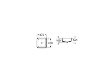 Load image into Gallery viewer, A327532000 Inspira Square Over Counter Washbasin, Size : 370 X 370mm, Colour : White (WT)
