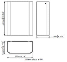 Load image into Gallery viewer, PPA2279CS  Stainless steel free standing or wall mounted waste bin in satin finish 不鏽鋼垃圾桶
