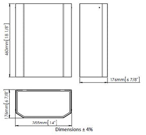 PPA2279CS  Stainless steel free standing or wall mounted waste bin in satin finish 不鏽鋼垃圾桶