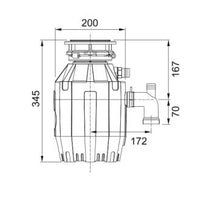 Load image into Gallery viewer, Turbo Elite Food disposer TE-50
