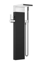 Load image into Gallery viewer, 25963979-00 Floor-mounted Twin Handle Bath Mixer w/Handshower Set in Polished Chrome
