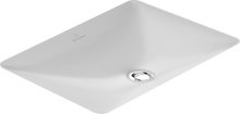 Load image into Gallery viewer, 616310.01 undercounter washbasin, size: 450 x 280mm (overall size: 510 x 340mm), white (01)
