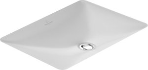 616310.01 undercounter washbasin, size: 450 x 280mm (overall size: 510 x 340mm), white (01)