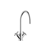 22815892-00 Deck-mounted Twin Handle Sink Mixer in Polished Chrome