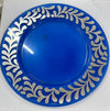 Egizia Dulcamara E6678516, Plate Ø320 mm, in Blue-silver Decors