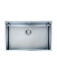 Load image into Gallery viewer, BXX 210-6507E (127.0677.196) / (127.0554.253) Box stainless steel fabricated single sink bowl size: 690x450x200mm with repacked deeper waste
