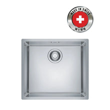 Load image into Gallery viewer, MRX 110-45 (122.0553.943) Maris stainless steel deep drawn single sink bowl 490x440mm with waste kit
