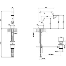 Load image into Gallery viewer, 26101.031 Rettangolo Xl   Wash Basin Mixer   Finish:  Chrome
