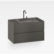 Load image into Gallery viewer, 856538821 Furniture 1000 X 590 mm with 327761 Countertop Washbasin 650 X 550 mm in Nero
