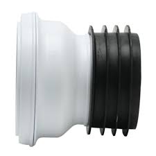 ZB38204FM straight wc pan connector  color: white