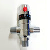 Miki-0068 temperature control mixer in chrome finish