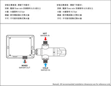 Load image into Gallery viewer, Miki-0068 temperature control mixer in chrome finish
