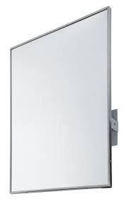 EP0300CS Pivoting mirror 700x500mm in stainless steel