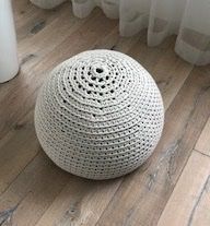 Paola Lenti Picot B48A Outdoor Pouf, D520 x 330h mm, Fabric Rope 19