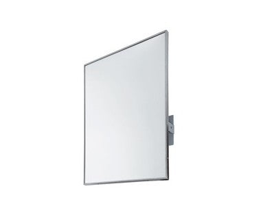EP0300CS Pivoting mirror 700x500mm in stainless steel