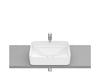 A327530000 (EU) Inspira square over counter fineceramic basin  size: 500 x 370 x 140 mm  color: white