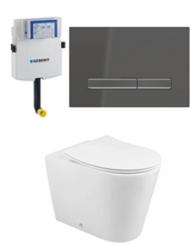 Load image into Gallery viewer, Sigma 224.320.00.1 (UP300) concealed cistern, 115.671.DW.2 Sigma50 actuator plate, 146012004 + 24031  Urb.Y Low Level WC in  White
