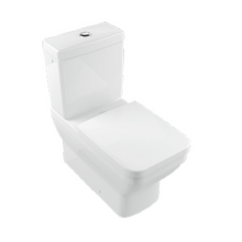Load image into Gallery viewer, O.Novo 5689.R0.01 + 5758R1 + 9M38S101 washdown toilet 360 x 605 mm in white alpin
