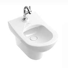 Load image into Gallery viewer, My Nature 5410003r Wall-Mounted Bidet in Castanea with Ceramicplus
