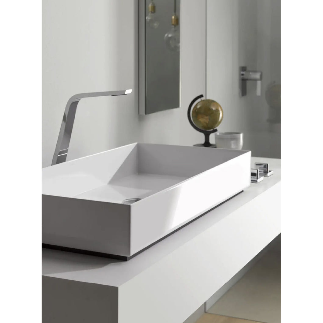 Ab.Me750 (3213 000 000) Sit-On Wash-Basin 750 X 375 X 100 mm  Colour : White