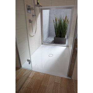 Shower Tray 100x75cm with Anti-Slip in White