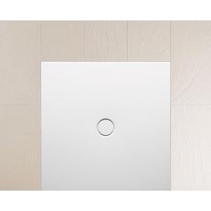 Showertray 900x900mm Made Of Enamelled Pressed Steel in White