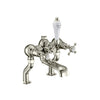 Edwardian 25.033.581.08 Deck-mounted bath-shower mixer in platinum