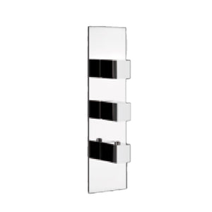 Quadro 35007.031 Built-In Thermostatic Mixer 2-exits in Chrome w/concealed parts