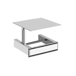Eleganza 46449.031 Wall-Mounted Paper Roll Holder in Chrome with Cover