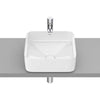 A327532000 Inspira Square Over Counter Washbasin, Size : 370 X 370mm, Colour : White (WT)