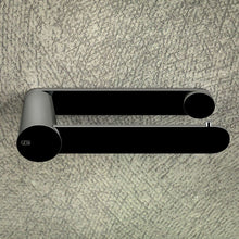 Load image into Gallery viewer, Cono 45455299 Wall-Mounted Paper Roll Holder without cover, in Matt Black
