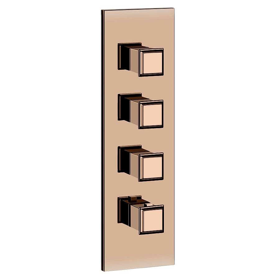 Eleganza 46206.030 Thermostatic Mixer in Copper Pvd (concealed parts included)
