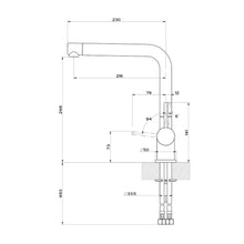 Load image into Gallery viewer, Oxygene Cucina 50201.706 special made sink mixer swivelling spout and 120¢X rotation head in black metal PVD with GA cert.C20160361
