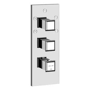 Eleganza 46212.031 5-Way Thermostatic Mixer in Chrome & 43111.031 built-in parts