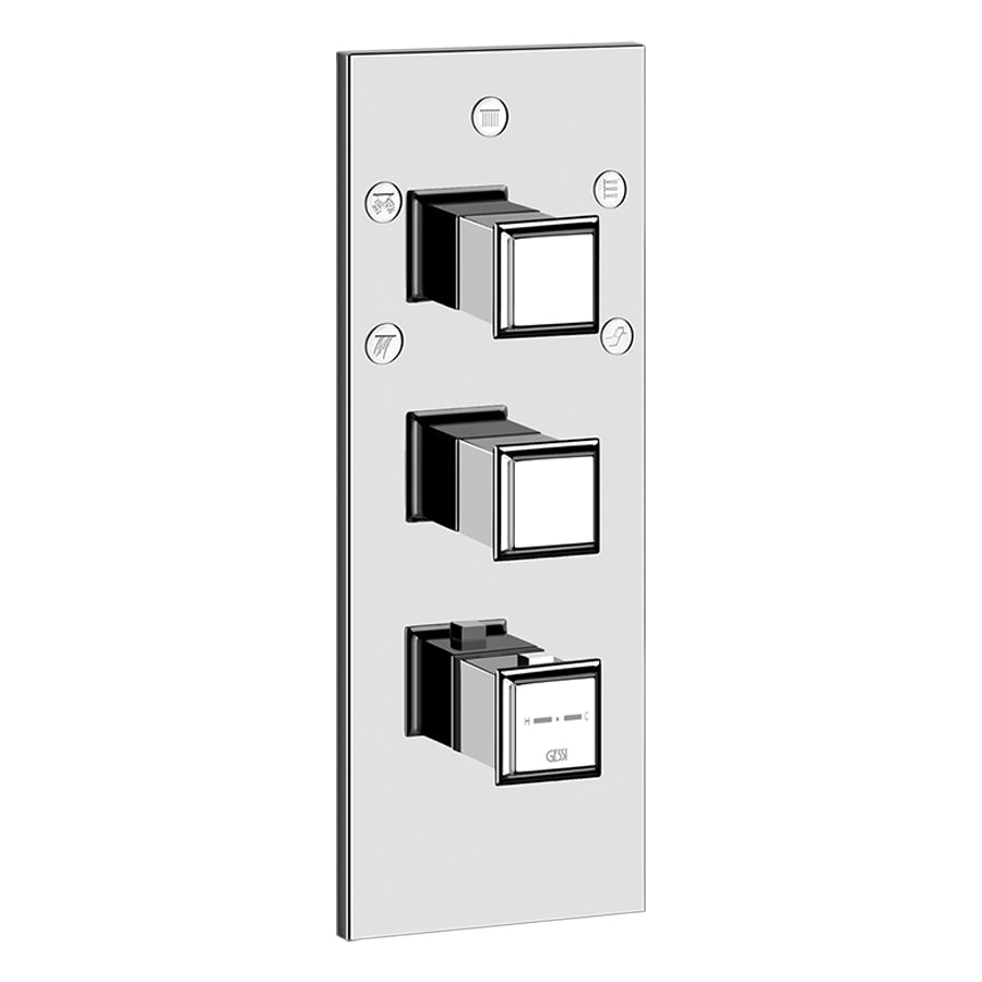 Eleganza 46212.031 5-Way Thermostatic Mixer in Chrome & 43111.031 built-in parts