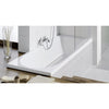 8857 Betteocean Enamelled Press Steel Non-Apron Bathtub [鋼板浴缸] with Antislip, Foot End Right Overflow to the Front  Size: 1800 x 800mm  Color: White