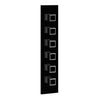 Eleganza 46210.706 5-Way Thermostatic Mixer in Black Metal Pvd with 43109.031 internal parts