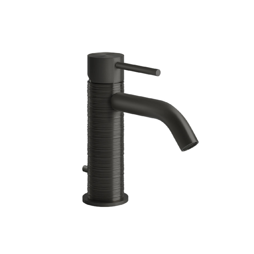 316 Intreccio 54301.707 basin mixer in black metal brushed pvd