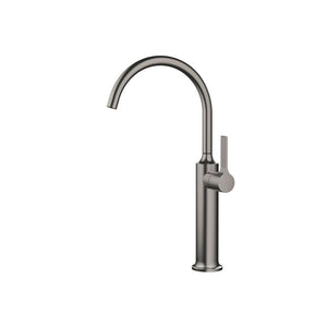 VAIA 33534809-99 Deck-mounted Single-lever Basin Mixer in Dark Platinum Matt
