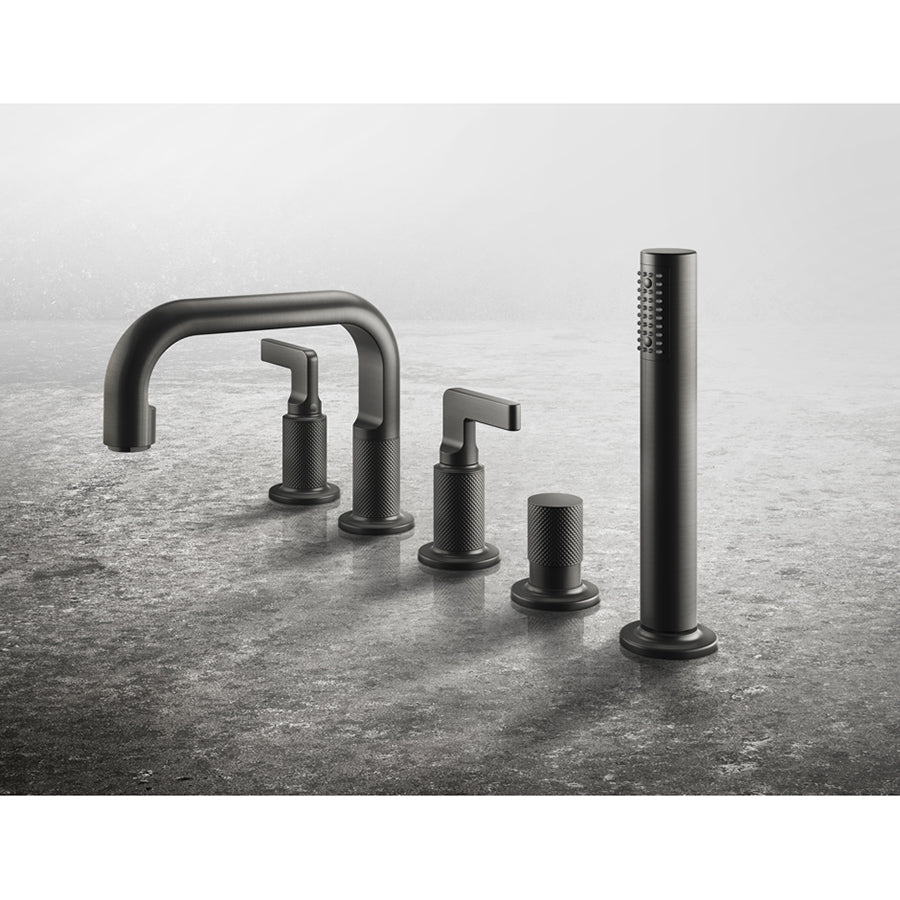 Inciso L 58040.187 5-hole bath mixer with diverter, aged bronze