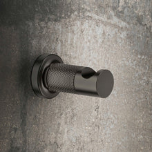 Load image into Gallery viewer, Inciso 58521.706 wall-mounted robe hook in black metal
