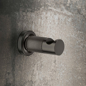 Inciso 58521.706 wall-mounted robe hook in black metal