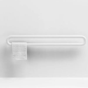 STBR towel bar standard CROM 1500 x 210 mm in  BIAN with electrical right cable, 200Watt