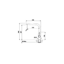 Load image into Gallery viewer, PT 207C (115.0373.928) L shape brass sink tap in chrome
