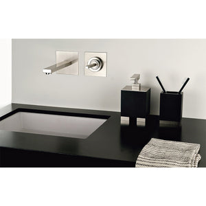 Rettangolo J 20709.031 wall-mounted exposed part in chrome for basin mixer