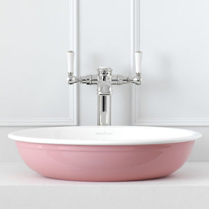 Radford VB-RAD-51-RAL3015 washbasin in pink gloss QUARRYCAST™