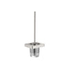 LULU 83900710-06 Wall-mounted Toilet Brush Set in Platinum Matt